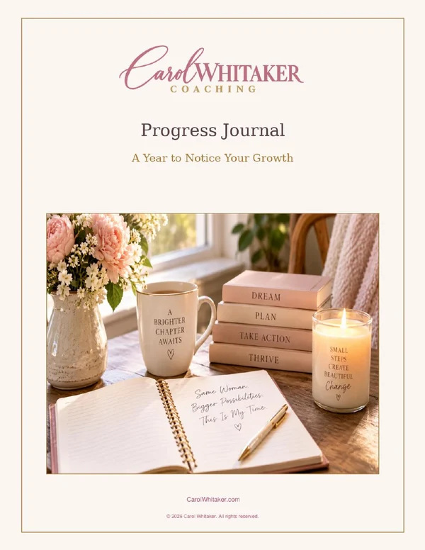 Carol Whitaker Coaching Progress Journal cover